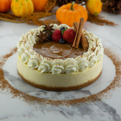 Apple Caramel Cheesecake