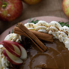 Apple Caramel Cheesecake
