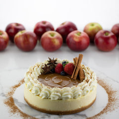 Apple Caramel Cheesecake